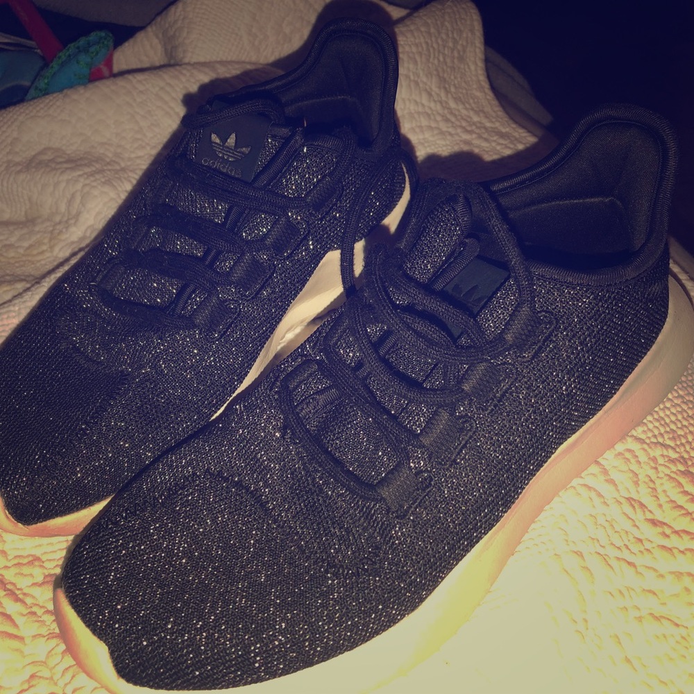 Black/glitter tubulars 7 😍😍 perfect for fall!